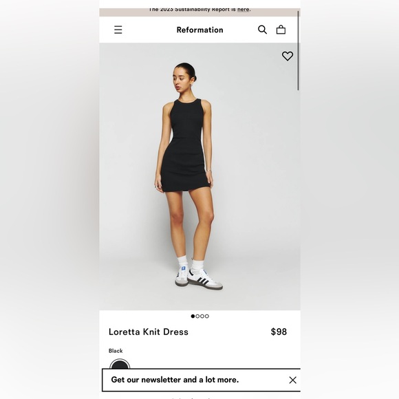 Reformation Dresses & Skirts - NWT Reformation Loretta Rib Knit Dress SZ M